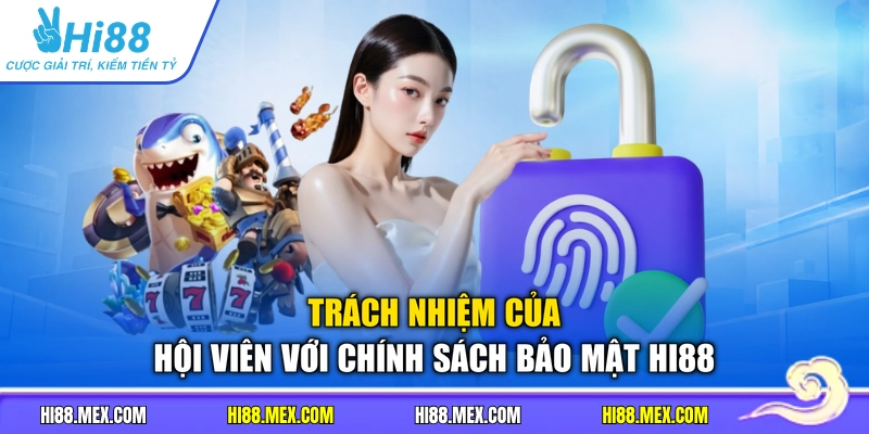 Trách nhiệm của hội viên với chính sách bảo mật HI88